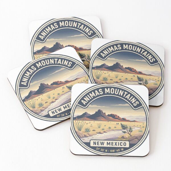 Item preview, Animas Mountains New Mexico Vintage Hiking Badge designed and sold by mnkyride.
