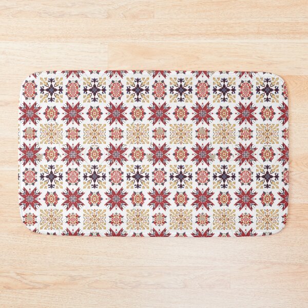 Item preview, Red Floral Embroidery Motif, Vintage Patterns Modern Style designed and sold by danaJG.