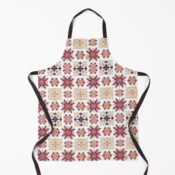 Item preview, Red Floral Embroidery Motif, Vintage Patterns Modern Style designed and sold by danaJG.