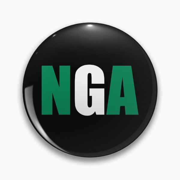 Item preview, Nigeria Flag Initials NG designed and sold by shitpostee.