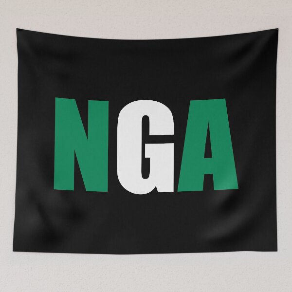 Item preview, Nigeria Flag Initials NG designed and sold by shitpostee.
