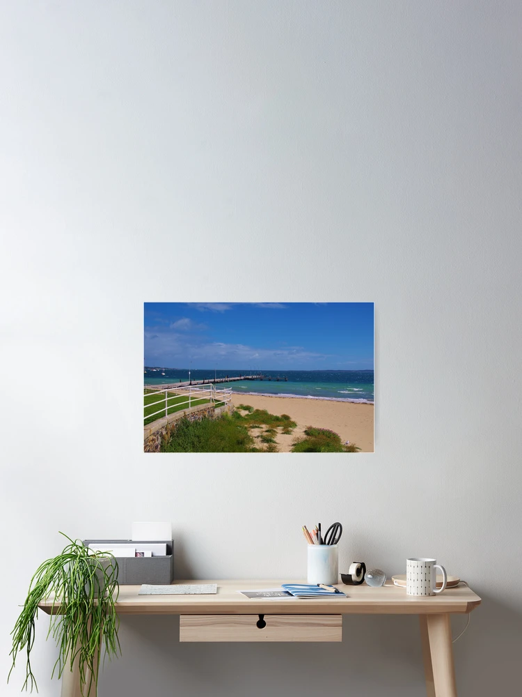 Thumbnail 2 of 3, Poster, Beach - Rockingham designed and sold by lezvee.