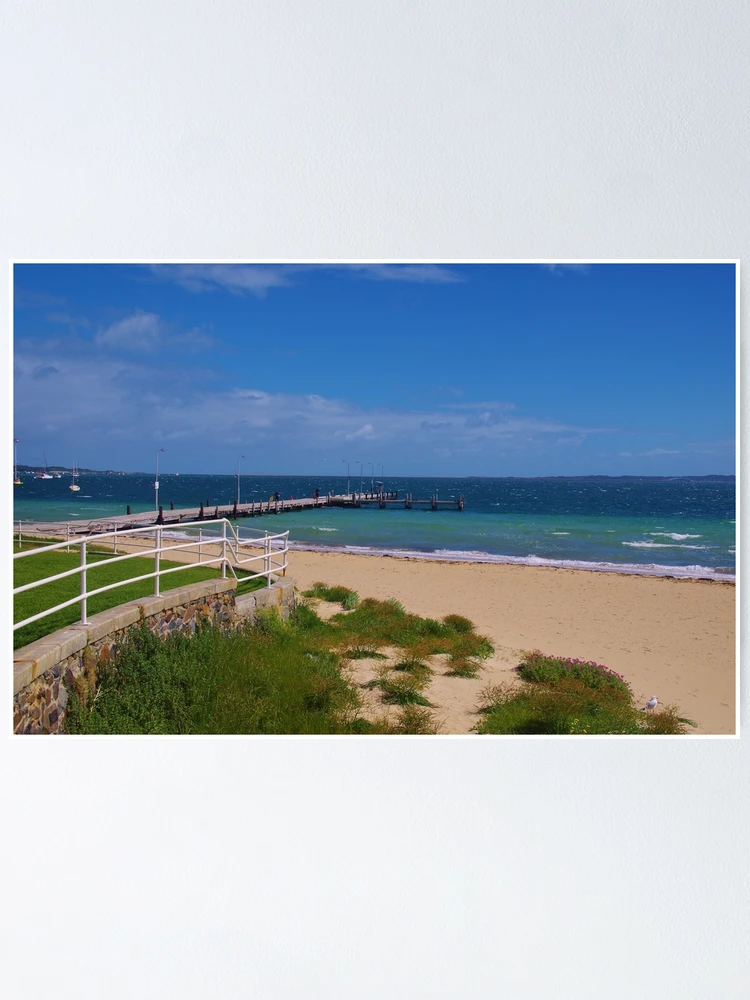 Thumbnail 1 of 3, Poster, Beach - Rockingham designed and sold by lezvee.