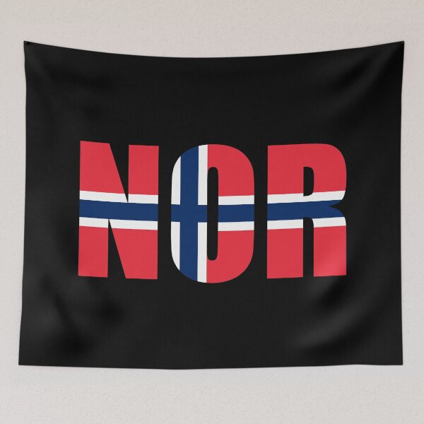 Item preview, Norway Flag Initials NO designed and sold by shitpostee.