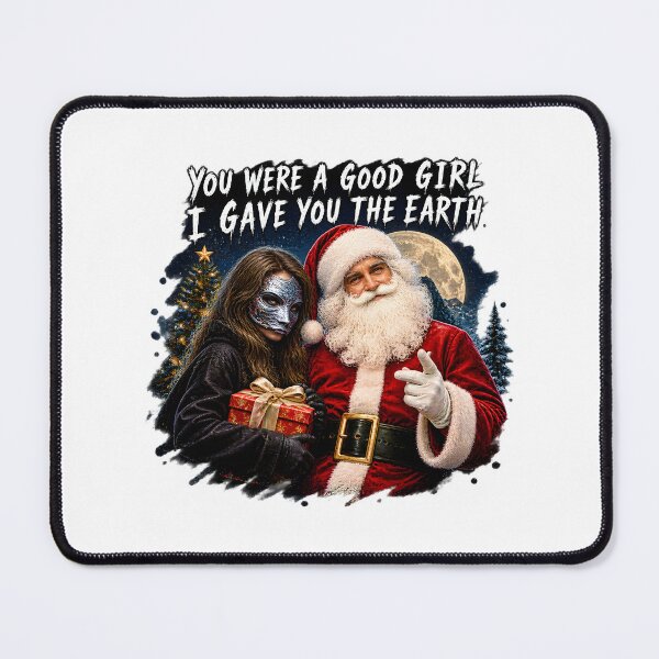 Item preview, Santa Gave You the Earth Dark Christmas Alien Design designed and sold by Sakrat.