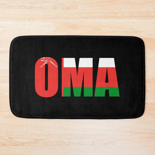 Item preview, Oman Flag Initials OM designed and sold by shitpostee.