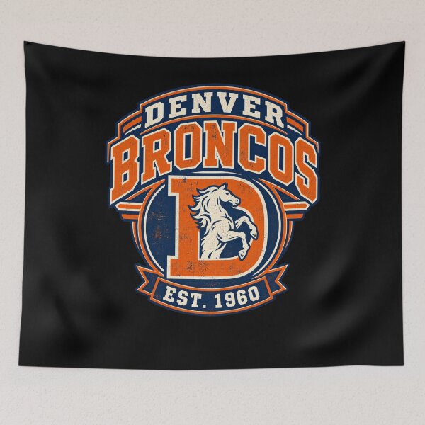 Item preview, Denver Broncos Est 1960 Vintage Badge Horse Inside D designed and sold by choudane.