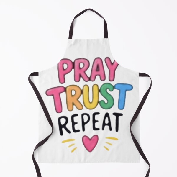 Item preview, PRAY TRUST REPEAT - Christian Faith & Inspirational Design  designed and sold by KALDESIGNS777.