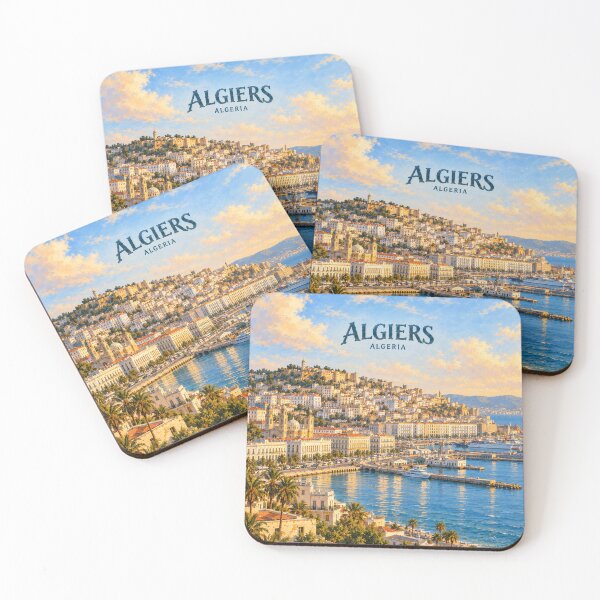 Item preview, Algiers Painterly Mediterranean City Impression designed and sold by MichaeIRellov.