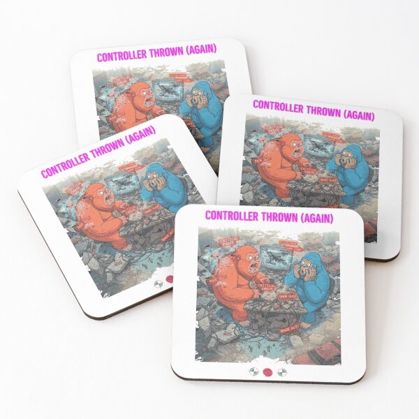 Item preview, Controller Thrown (Again) - Gamer Bigfoot Rage Quit Apocalypse designed and sold by Whimsy Trail Co.
