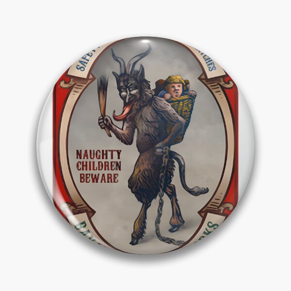 Item preview, Krampus Mythical Creature Horror Christmas Art Design designed and sold by pratik09.