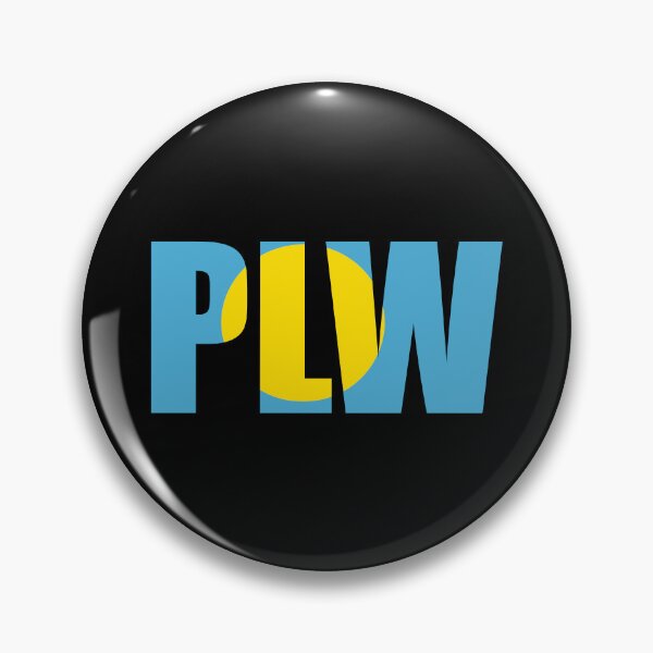 Item preview, Palau Flag Initials PW designed and sold by shitpostee.