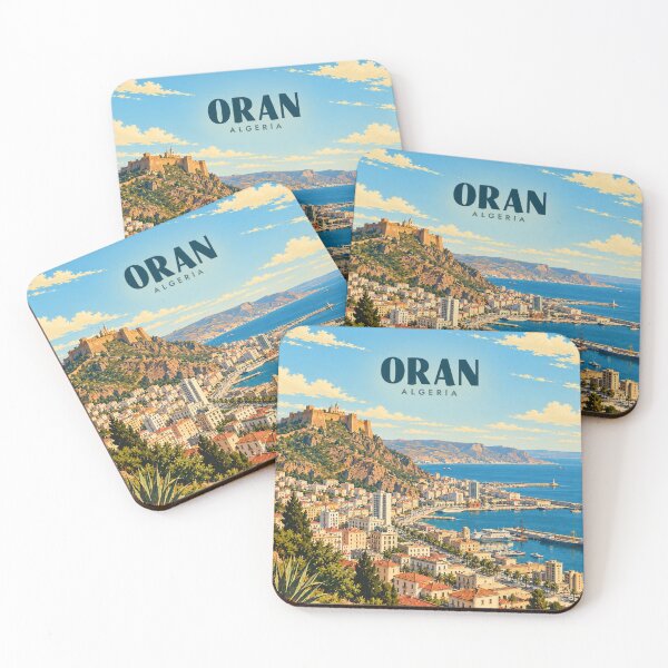 Item preview, Oran Vintage Mediterranean City Art designed and sold by MichaeIRellov.