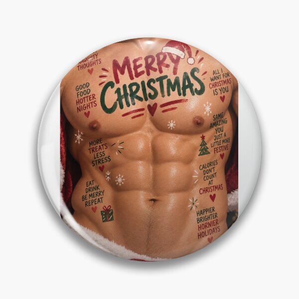 Item preview,  Abs Merry Christmas Naughty Gay Santa Holiday Wishes and Festive Flirtation designed and sold by StampMyPassport.