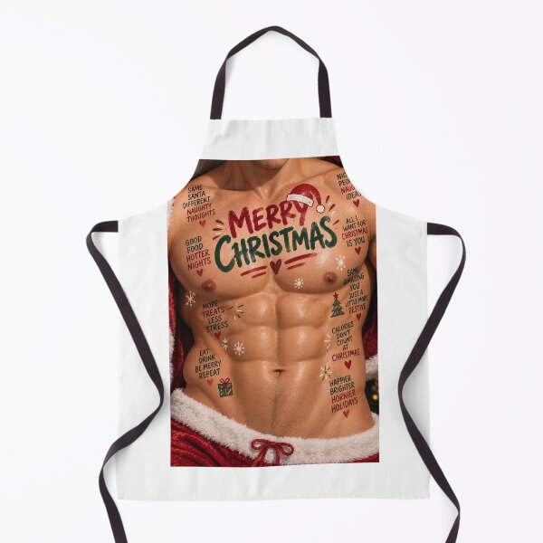 Item preview,  Abs Merry Christmas Naughty Gay Santa Holiday Wishes and Festive Flirtation designed and sold by StampMyPassport.