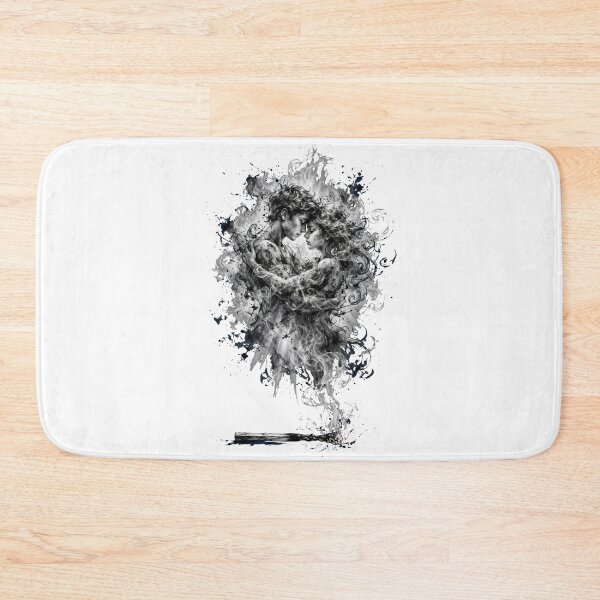 Item preview, Smoke Lovers Emerging From Matchstick Surreal Art Print designed and sold by  One City Two Children Studio.