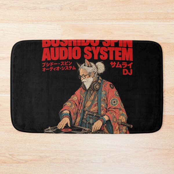 Item preview, Bushido Spin Audio System Old Cat Samurai DJ - Elder Cat DJ Art designed and sold by BRTHRCNK01.