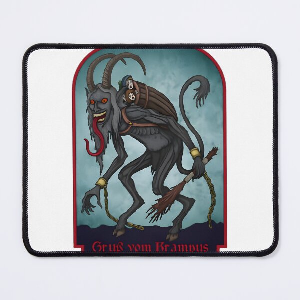 Item preview, Krampus and Azhmodai Mythical Demon Art Illustration designed and sold by pratik09.