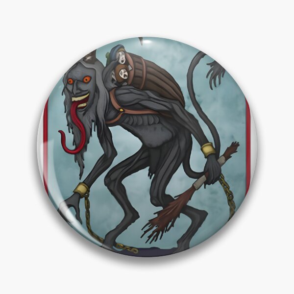 Item preview, Krampus and Azhmodai Mythical Demon Art Illustration designed and sold by pratik09.