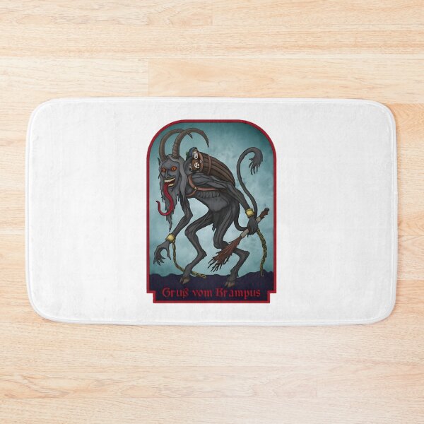 Item preview, Krampus and Azhmodai Mythical Demon Art Illustration designed and sold by pratik09.