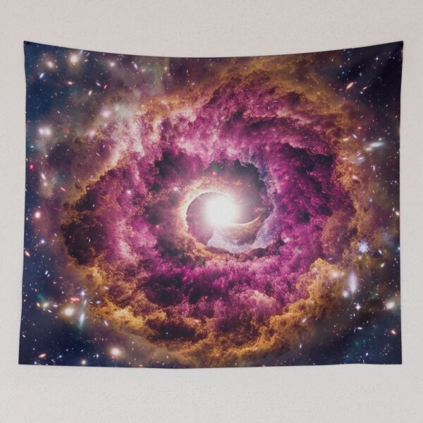 Item preview, Cosmic Portal – Mystical Purple Nebula  designed and sold by nhk999.