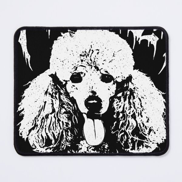 Item preview, Vintage Heavy Metal Poodle Dog Ladies Vampoodle designed and sold by llamaamanart.
