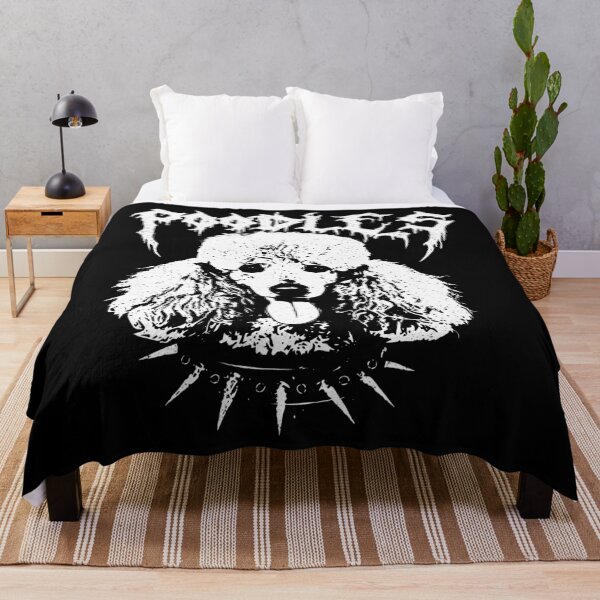 Item preview, Vintage Heavy Metal Poodle Dog Ladies Vampoodle designed and sold by llamaamanart.