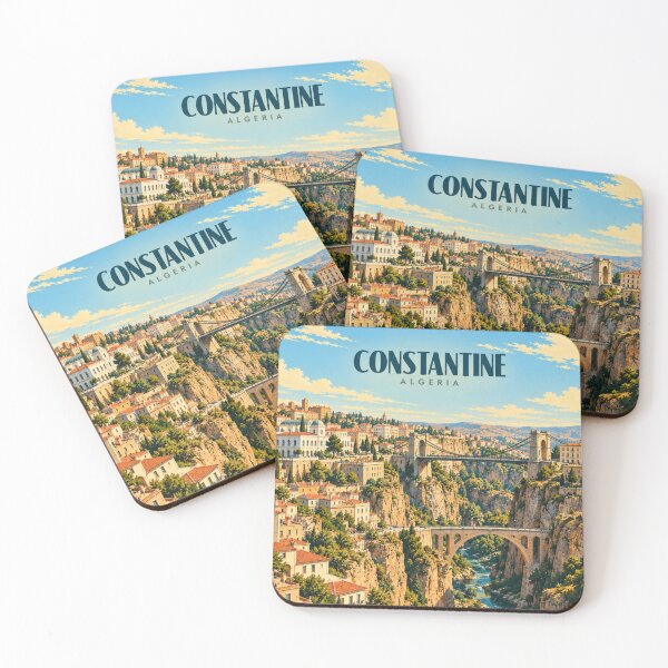 Item preview, Constantine Vintage Algerian City Art designed and sold by MichaeIRellov.