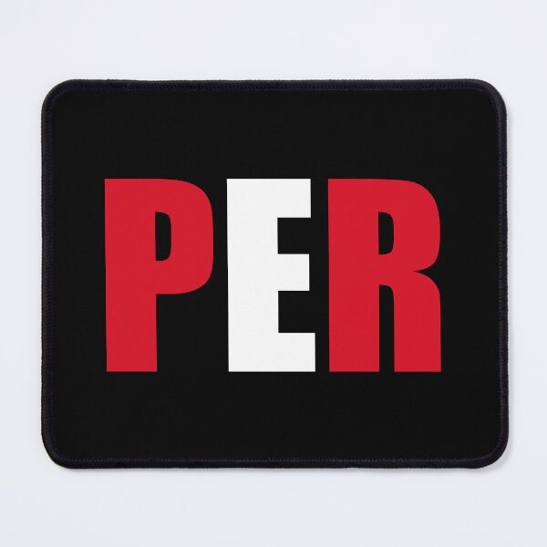 Item preview, Peru Flag Initials PE designed and sold by shitpostee.