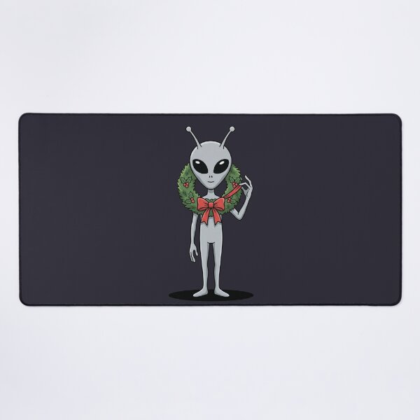 Item preview, Grey Alien Christmas Wreath Scifi Pop Art designed and sold by Rare By Hero.