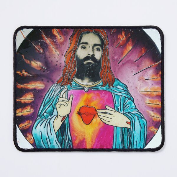 Item preview, Manson Jesus stained glass  designed and sold by BethRoseArts.