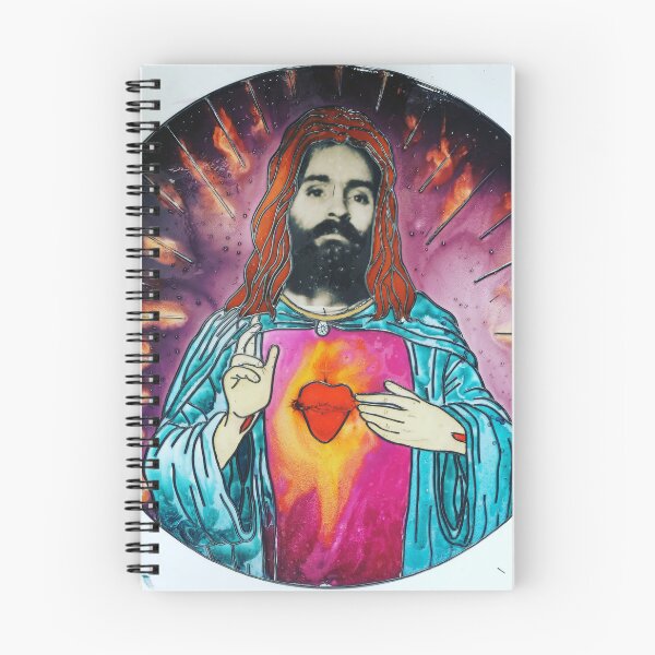 Item preview, Manson Jesus stained glass  designed and sold by BethRoseArts.