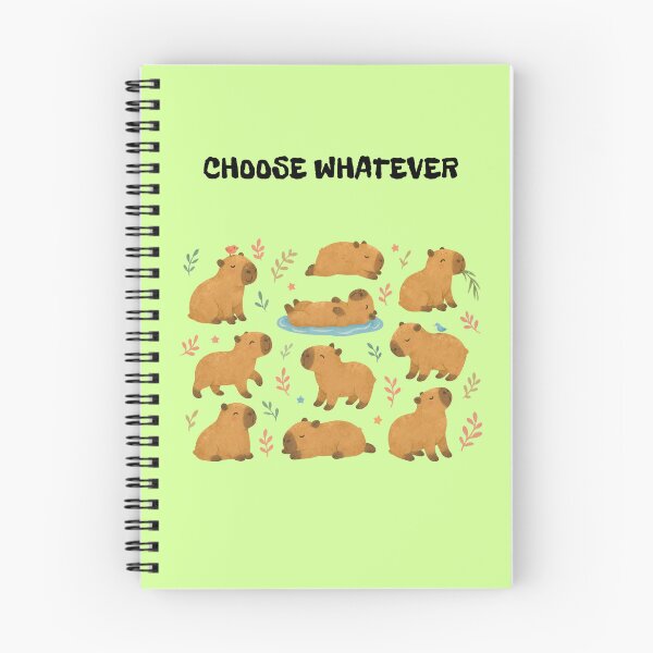 Item preview, Choose Whatever Funny Sarcastic Capybara Office Humor Pattern designed and sold by DontCareClub.