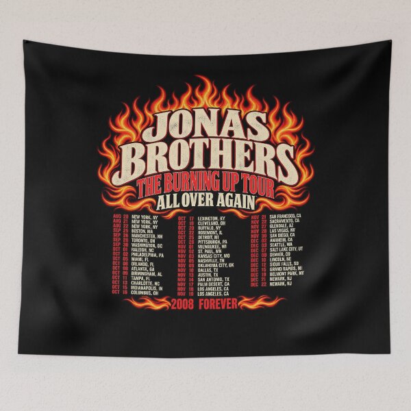 Item preview, Jonas Brothers The Burning Up Tour All Over Again Dates 2008 Forever designed and sold by choudane.