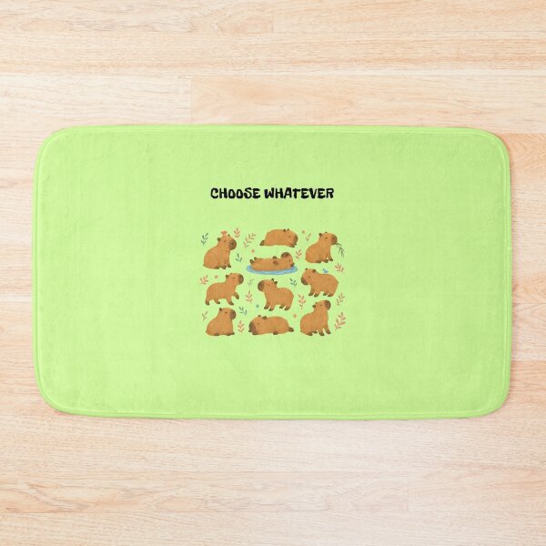 Item preview, Choose Whatever Funny Sarcastic Capybara Office Humor Pattern designed and sold by DontCareClub.