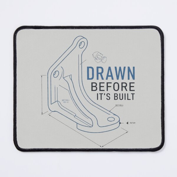 Item preview, Drawn Before It's Built CAD Engineering Design designed and sold by Amr Darwish Graphic designer.