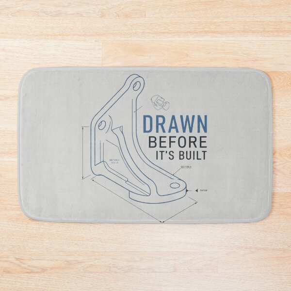 Item preview, Drawn Before It's Built CAD Engineering Design designed and sold by Amr Darwish Graphic designer.
