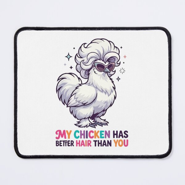 Item preview, Funny Silkie Chicken Better Hair Than You Salon designed and sold by Arc2020.