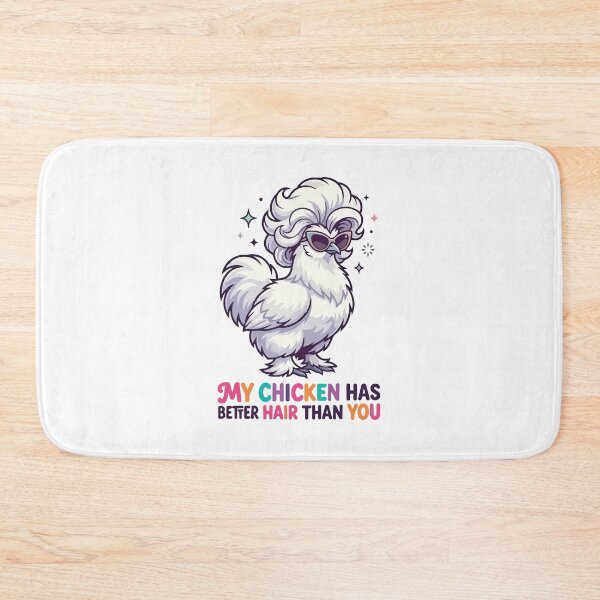 Item preview, Funny Silkie Chicken Better Hair Than You Salon designed and sold by Arc2020.