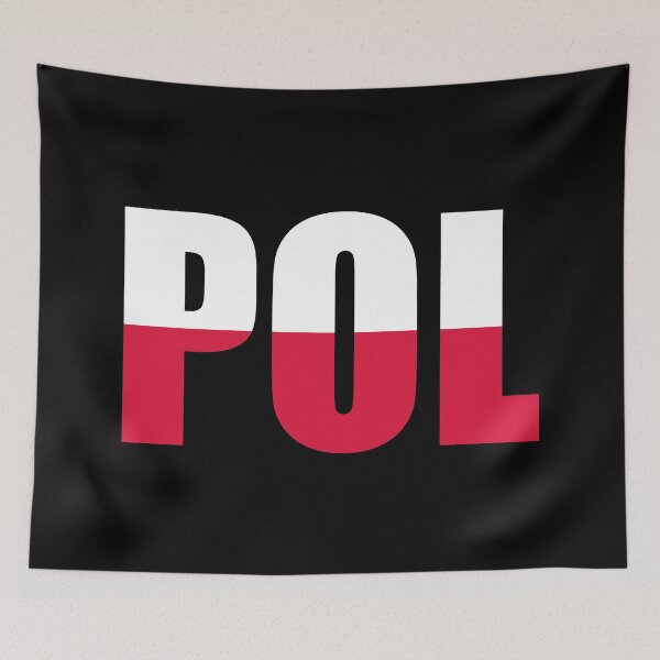 Item preview, Poland Flag Initials PL designed and sold by shitpostee.