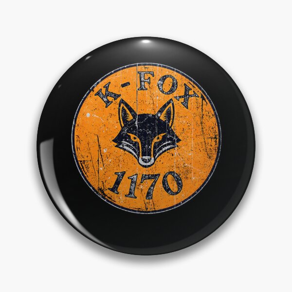 Item preview, Retro K Fox 1170 Vintage Radio Station Distressed Orange Badge Graphic designed and sold by luffyShop1.