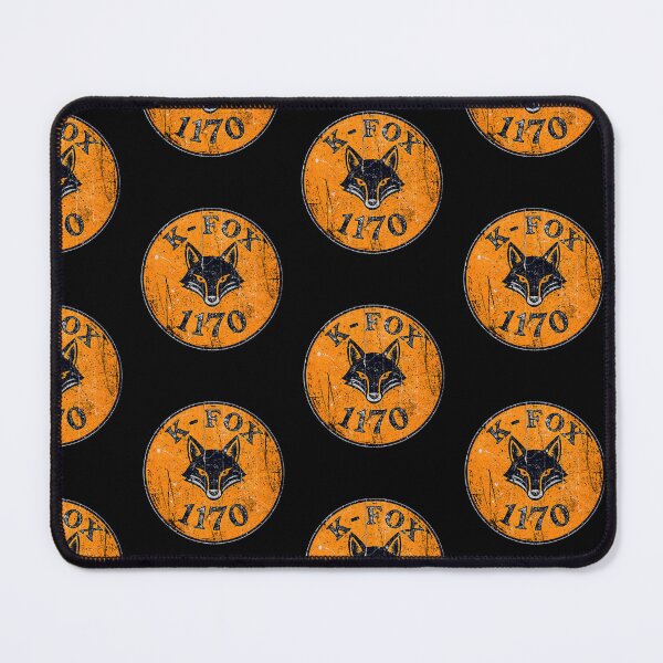 Item preview, Retro K Fox 1170 Vintage Radio Station Distressed Orange Badge Graphic designed and sold by luffyShop1.