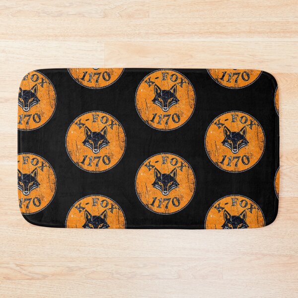 Item preview, Retro K Fox 1170 Vintage Radio Station Distressed Orange Badge Graphic designed and sold by luffyShop1.