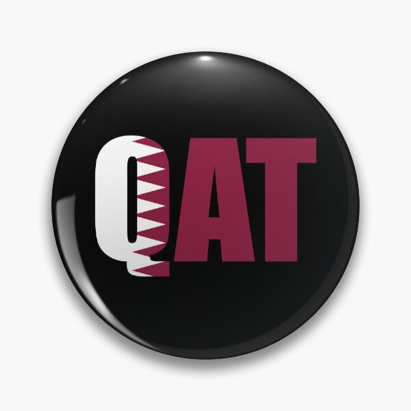 Item preview, Qatar Flag Initials QA designed and sold by shitpostee.