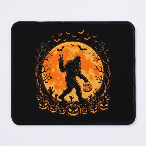 Item preview, Spooky Funny Halloween Bigfoot Pumpkin Sasquatch designed and sold by RareLavender.