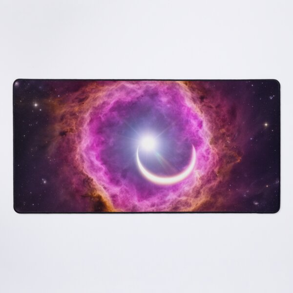 Item preview, Cosmic Crescent – Purple Nebula Portal designed and sold by nhk999.