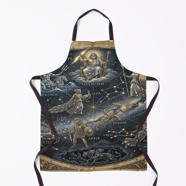 Item preview, The Greek Pantheon of Gods overlayed on top of stars designed and sold by Solomon-Ent-144.