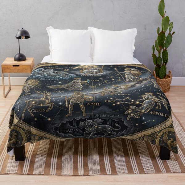 Item preview, The Greek Pantheon of Gods overlayed on top of stars designed and sold by Solomon-Ent-144.