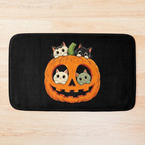 Item preview, Cute Kittens Peekaboo Jack O Lantern Pumpkin designed and sold by Dolbalika.