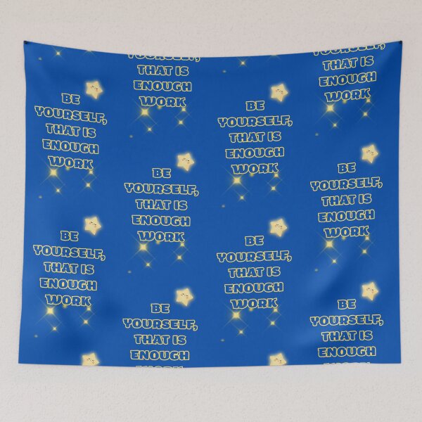 Item preview, Be Yourself That Is Enough Work Funny Cute Star Quote designed and sold by DontCareClub.
